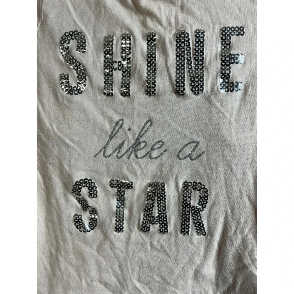 Carters tee Shirt Girls 4T‎ Shine Like A Star Sequin Graphic Tee Shirt